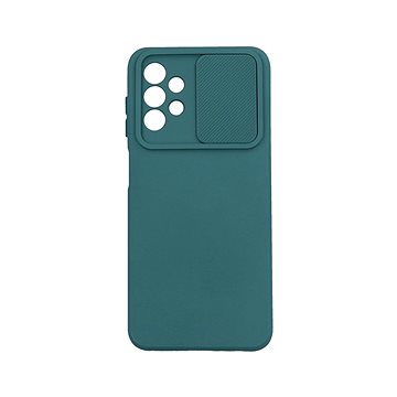 TopQ Kryt Camshield Soft Samsung A13 tmavě zelený 84507 (84507)
