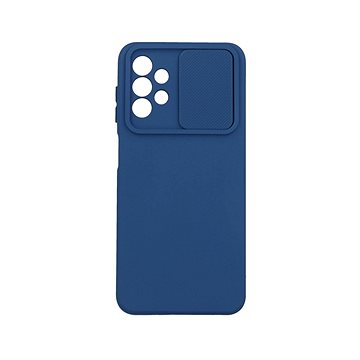 TopQ Kryt Camshield Soft Samsung A13 tmavě modrý 84505 (84505)