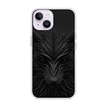 TopQ Kryt iPhone 14 Plus Černý vlk 82536 (82536)
