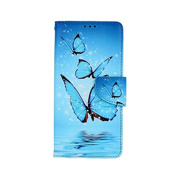 TopQ Pouzdro Xiaomi Redmi 10 5G knížkové Modří motýlci 89384 (89384)