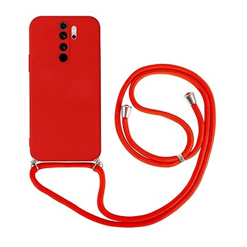 TopQ Kryt Xiaomi Redmi Note 8 Pro červený se šňůrkou 91400 (91400)