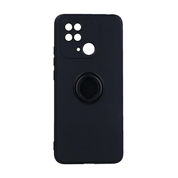 TopQ Kryt RING Xiaomi Redmi 10C tmavě černý 92038 (92038)