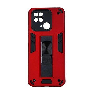 TopQ Kryt Armor Xiaomi Redmi 10C ultra odolný červený 90670 (90670)