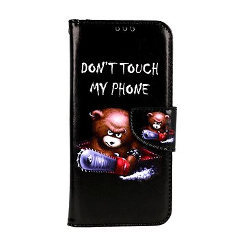 TopQ Pouzdro Samsung A54 5G knížkové Don't Touch méďa 94303 (94303)