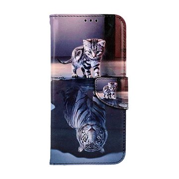 TopQ Pouzdro Samsung A54 5G knížkové Tygr 94298 (94298)