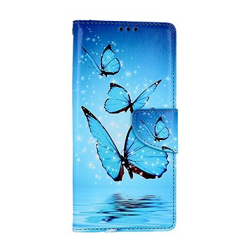 TopQ Pouzdro Samsung A14 5G knížkové Modří motýlci 94257 (94257)
