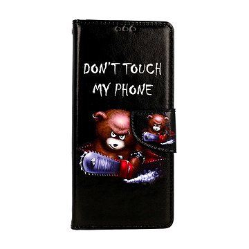 TopQ Pouzdro Samsung A14 5G knížkové Don't Touch méďa 94238 (94238)