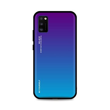 TopQ Kryt LUXURY Samsung A41 pevný duhový purpurový 93094 (93094)