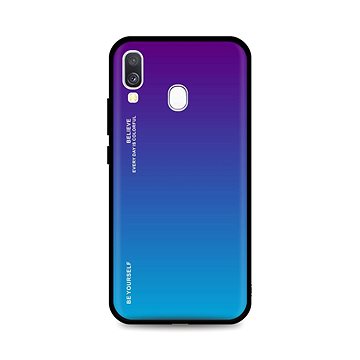 TopQ Kryt LUXURY Samsung A40 pevný duhový purpurový 93063 (93063)