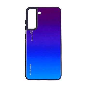 TopQ Kryt LUXURY Samsung S21 FE pevný duhový purpurový 93428 (93428)