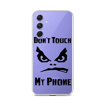 TopQ Kryt Samsung A54 5G Don't Touch průhledný 93254 (93254)