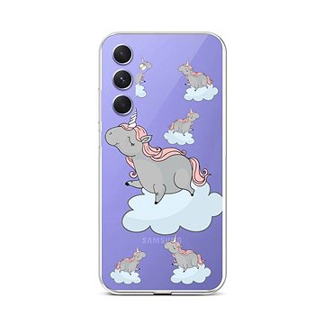 TopQ Kryt Samsung A54 5G Grey Unicorns 93249 (93249)