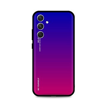 TopQ Kryt LUXURY Samsung A54 5G pevný duhový fialový 93184 (93184)