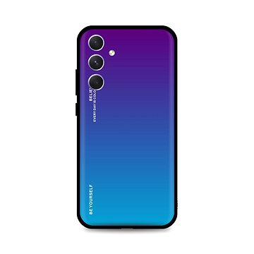 TopQ Kryt LUXURY Samsung A54 5G pevný duhový purpurový 93180 (93180)
