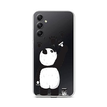 TopQ Kryt Samsung A34 Rebel Panda 93186 (93186)
