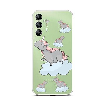 TopQ Kryt Samsung A14 5G Grey Unicorns 93001 (93001)