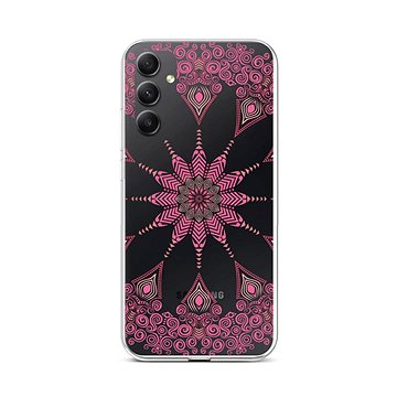TopQ Kryt Samsung A34 Pink Mandala 93095 (93095)