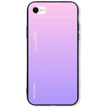 TopQ Kryt LUXURY iPhone 5 - 5S - SE pevný duhový růžový 92543 (92543)