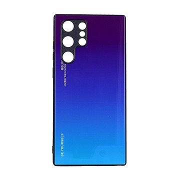 TopQ Kryt LUXURY Samsung S22 Ultra pevný duhový purpurový 93486 (93486)