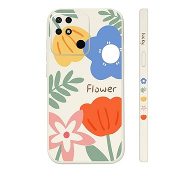 TopQ Kryt Xiaomi Redmi 10C Malované květy 94515 (94515)