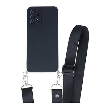 TopQ Kryt Samsung A13 Elegance černý se šňůrkou 94465 (94465)