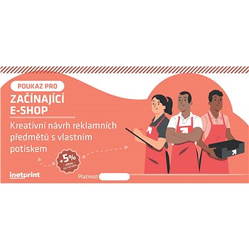 iNETPrint - Kreativní návrh vlastního merche pro začínající e-shopy + 5% sleva na výrobu