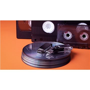 Převod kazety VHS / VHS-C / miniDV / 8 / Hi8 / D8 na USB Flash disk - 120 min