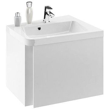 RAVAK Koupelnová skříňka pod umyvadlo SD 650 10° R bílá (X000000748)