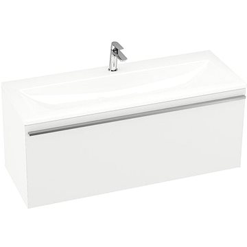 RAVAK Koupelnová skříňka pod umyvadlo SD 800 Clear bílá/bílá (X000000757)