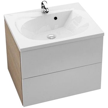 RAVAK Koupelnová skříňka pod umyvadlo SD 600 Rosa II capuccino/bílá (X000000926)