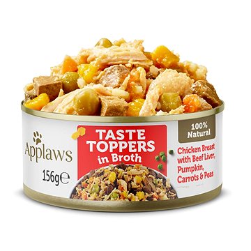 Applaws konzerva Dog Taste Toppers Vývar Kuře s játry 156 g (RD-APTT3036)