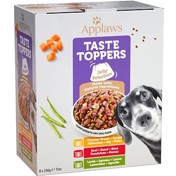 Applaws konzerva Dog Taste Toppers Jelly Multipack 8 × 156 g (RD-APTT3111)