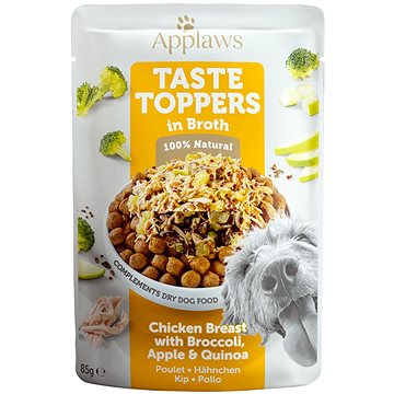 Applaws kapsička Dog Taste Toppers Vývar Kuřecí s quinoou 85 g (RD-APTT9010)