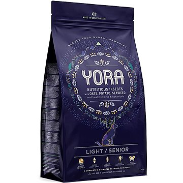 Yora Dog Senior/Light granule z hmyzu pro starší psy 1,5kg (RD-YDSL1PP)
