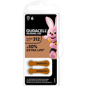 Duracell Baterie do naslouchadel DA312 (10PP040013V1)