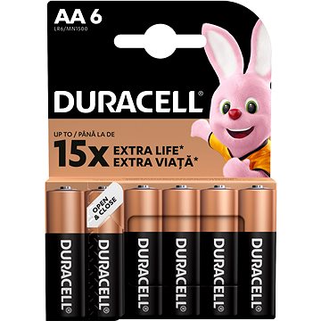 Duracell Basic alkalická baterie 6 ks (AA) (42307)