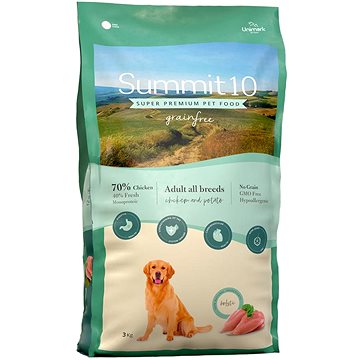 Summit 10 granule Grain Free Adult Dog Kuře s bramborem 3kg (RD-ALL58MP03-CS)