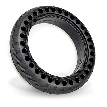 RhinoTech Bezdušová pneumatika děrovaná pro Scooter 8.5x2 Černá (RTXACC-XISC008)