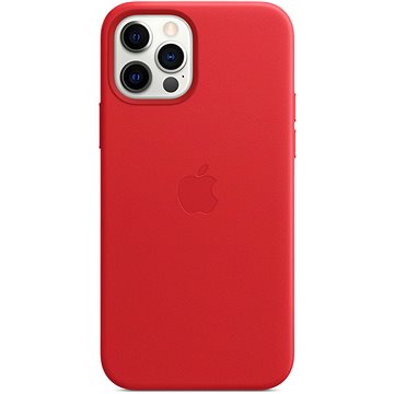 Apple iPhone 12 a 12 Pro Kožený kryt s MagSafe (PRODUCT)RED (MHKD3ZM/A)