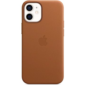 Apple iPhone 12 Mini Kožený kryt s MagSafe sedlově hnědý (MHK93ZM/A)