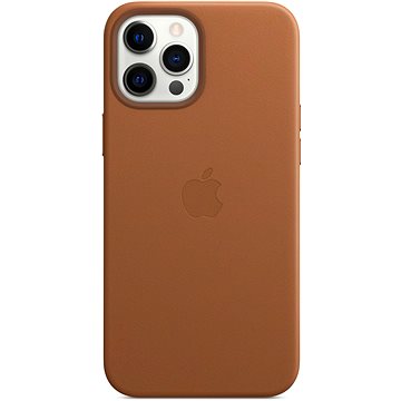 Apple iPhone 12 Pro Max Kožený kryt s MagSafe sedlově hnědý (MHKL3ZM/A)