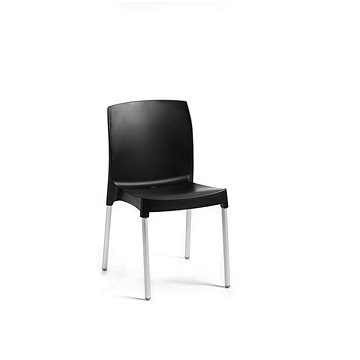 ROJAPLAST Židle zahradní NONA, černá (510900)