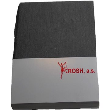 Rosh Jersey prostěradlo EXCLUSIVE 180 × 200cm - Tmavě šedá (PA-004A53)