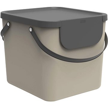 Rotho Systém třídění odpadu ALBULA box 40l - cappuccino (1034407422)