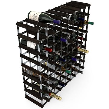 RTA stojan na 72 lahví vína, černý jasan - pozinkovaná ocel / rozložený (WINE0076)