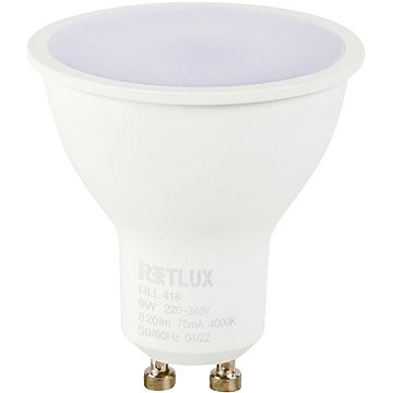 RETLUX RLL 418 GU10 bulb 9W CW (RLL 418)