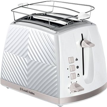 Russell Hobbs 26391-56 Groove 2S Toaster White (5038061143294)