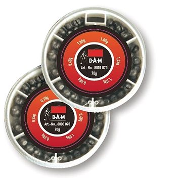 DAM Split Shot Dispenser Rough 0,6-1,25g (70g) (4044641062788)