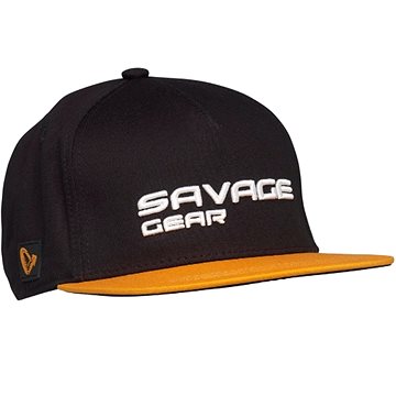 Savage Gear Flat Peak 3D Logo Cap Black Ink (5706301737137)