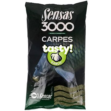 Sensas 3000 Carp Tasty Garlic 1kg (3297830407223)